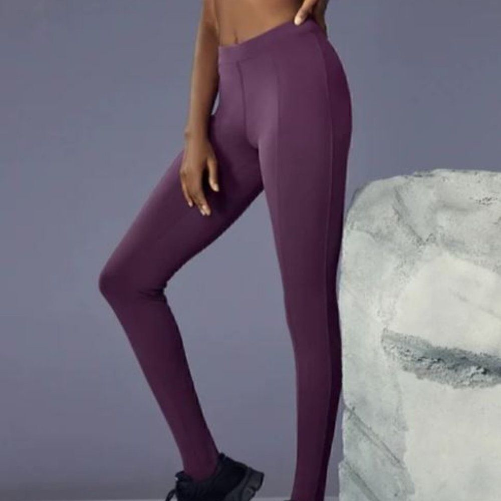 NWT ALO Airbrush High-Waist Enso Leggings Dark Plum XXS-S